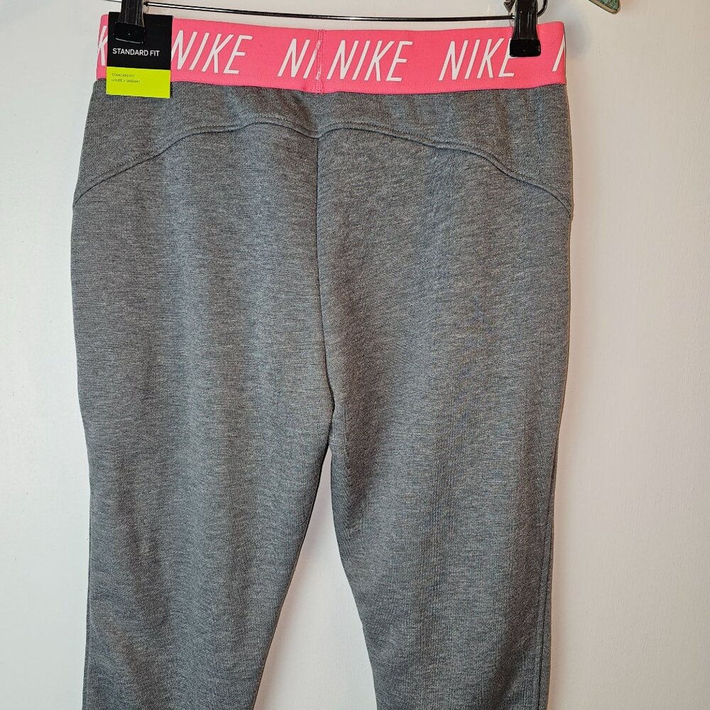 Nike Girls Dri-Fit Training Lightweight Sweats Pant Gray Joggers, Large, NWT - Picture 6 of 9